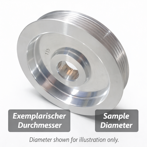 Pulley Ø100 mm ET 12.5 mm