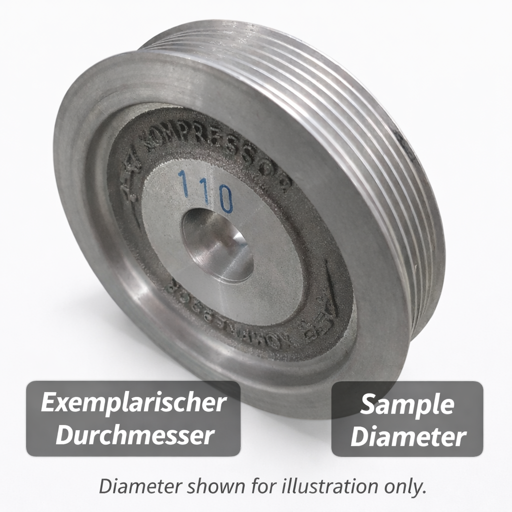 Pulley Ø100 mm ET 12.5 mm