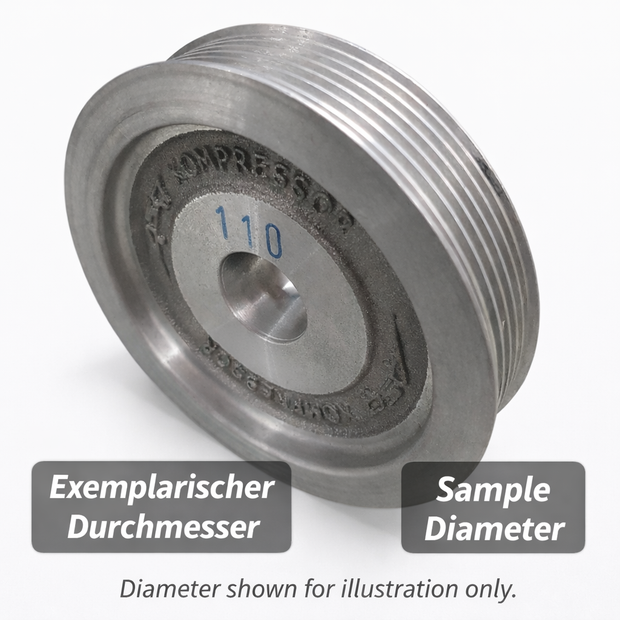 Pulley Ø100 mm ET 12.5 mm
